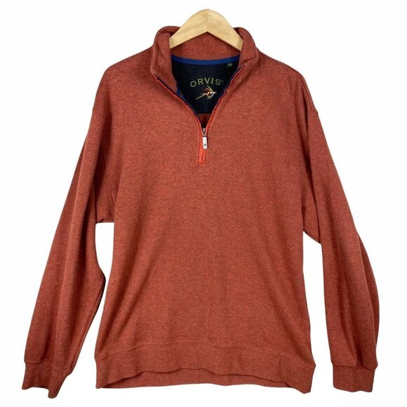 Orivs Other - Orvis Signature Softest Quarter-Zip Pullover in Spice- Large